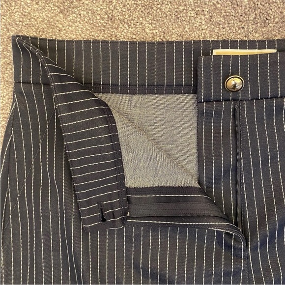 Michael Kors Women's High-Rise Straight Ankle Pants Admiral Size 14 - NWT $110 - Picture 5 of 16